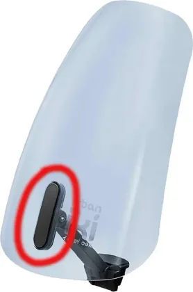 Kryt na predné ochranné sklo Urban Iki, Čierna