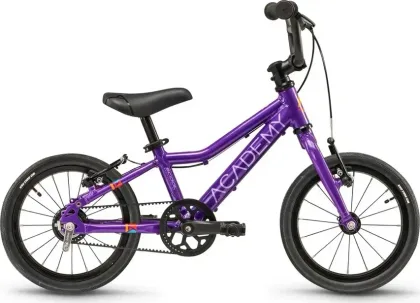 ACADEMY Detský bicykel Grade 2 Belt 14" 2025 Fialová, Zelená/Žltá/Modrá/Červená/Fialová