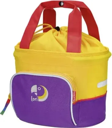 KLICKfix Lori Shopper detský batoh 4l Fialová, Zelená/Modrá/Červená/Fialová