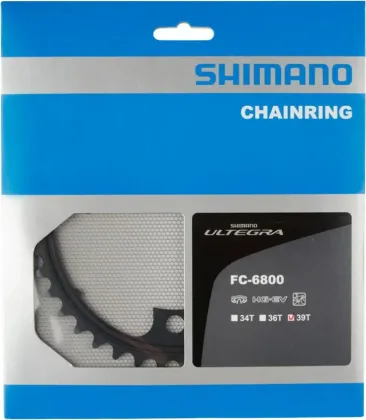 Prevodník 39z. FC-6800 Ultegra čierny 110mm
