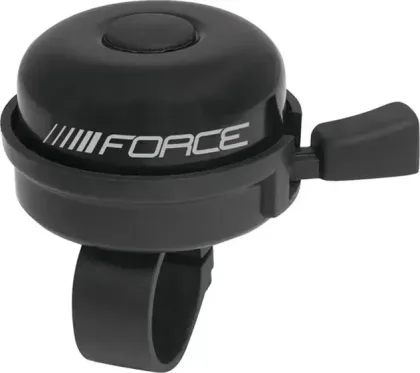 FORCE zvonček KLASIK Fe / plast 22,2mm, čierny