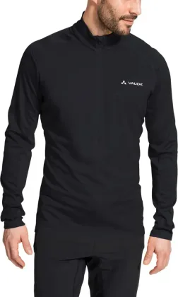 Vaude tričko s dlhým rukávom Larice Light, pánske, čierna