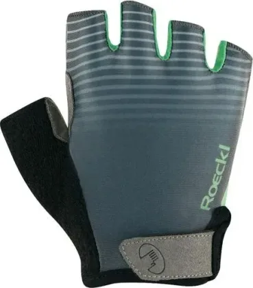 Roeckl Rukavice cyklistické Bernex castlerock/aqua green