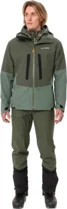 Vaude hardshell bunda Monviso 2,5L, pánska, zelená (kaki)