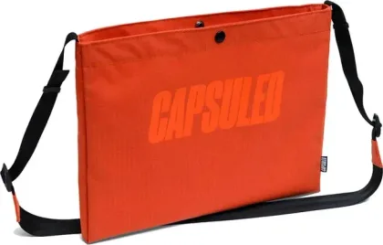 Capsuled Crossbody taška Musette Bag 3 l Orange Rust, Žltá/Červená