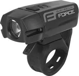 FORCE predné svetlo BUG-400 400 lumenov, na micro USB, čierne