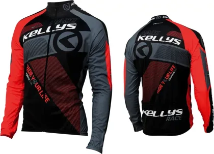 Dres KELLYS PRO Race dlhý rukáv red - XS