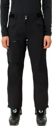 Vaude hardshell nohavice Monviso 3L, dámske, čierne
