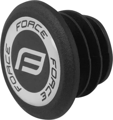 FORCE záslepky - zátka do riadítok s PVC logom