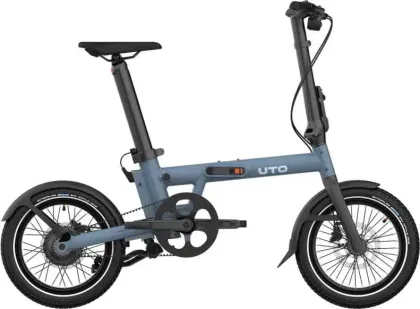 UTO Skladací elektrobicykel PRO16 2025 Mineral Blue, Sivá/Modrá