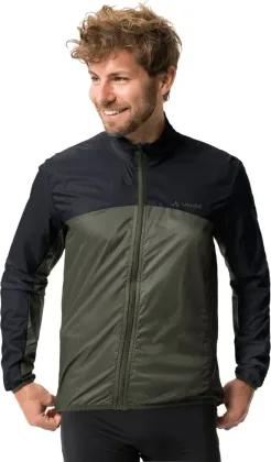 Vaude cyklistická bunda Matera Air, pánska, khaki