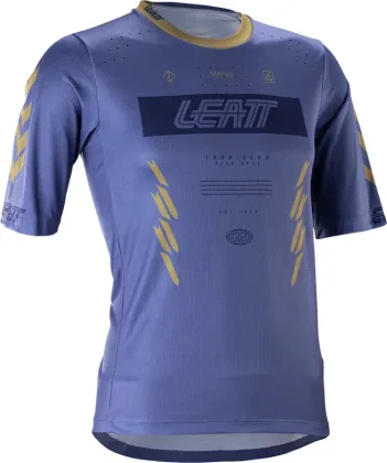 LEATT dres krátky rukáv MTB Gravity 4.0 Women, Cosmic Blue