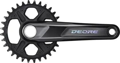 Stred Deore FC-M6100 175mm 32z. 12-k. čierny dvojdielny bez ložísk