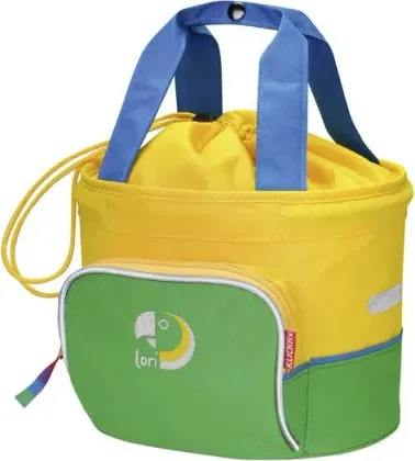 KLICKfix Lori Shopper detský batoh 4l Zelená, Zelená/Modrá/Červená/Fialová
