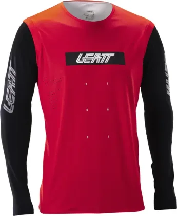 LEATT dres krátky rukáv MTB Gravity 8.0, Race Red