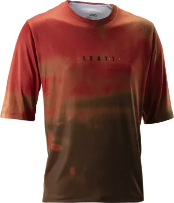 LEATT dres krátky rukáv MTB Gravity 4.0, Dusty Red