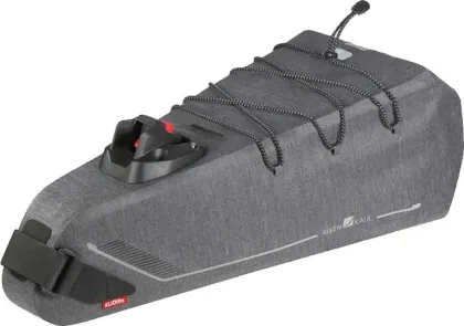 KLICKfix Bikepack X vodotesná podsedlová taška šedá 10 l, Sivá