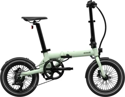EOVOLT Skladací elektrobicykel Morning 16" V3 2025 Zelená, Čierna/Zelená/Sivá/Modrá