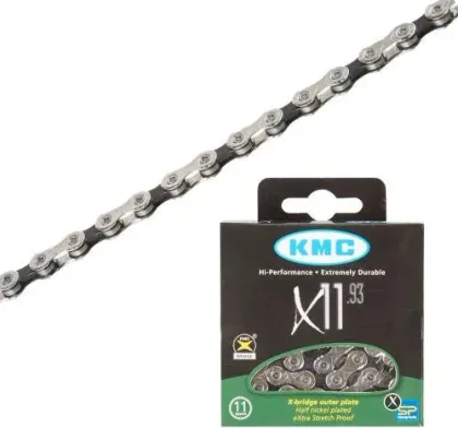 KMC Reťaz X 11 strieborno-sivá 114 článkov