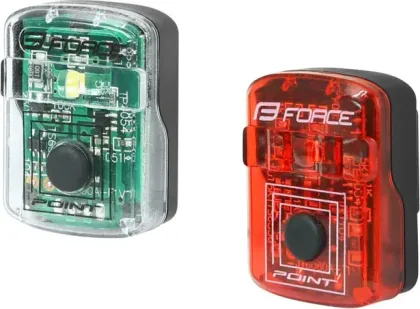 FORCE blikačky sada POINT USB predná + zadná