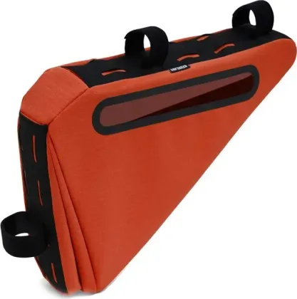 Capsuled Taška na rám bicykla Triangle Bag 3l Orange Rust, Čierna/Žltá/Červená