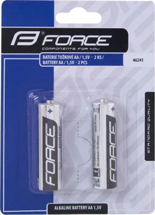 FORCE batéria "tužková" AA / 1,5V 1 x 2 ks