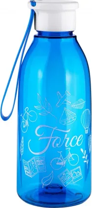 FORCE fľaša DROP 0,6 l, transparentná modrá