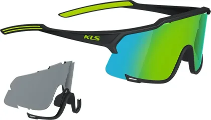 Slnečné okuliare KELLYS DICE PHOTOCHROMIC, Shiny Black-Lime