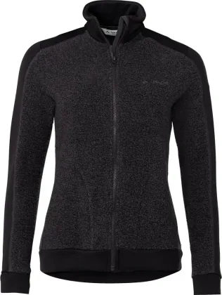 Vaude mikina Skomer Wool Fleece, dámska, phantom black