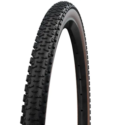 Plášť G-ONE ULTRABITE 700x40C (40-622) 67EPI 535g TLE Perf RaceGuard Addix hnedý bok skladací