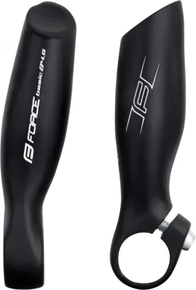 FORCE rohy B4.6 11,5 cm Al, čierne matné