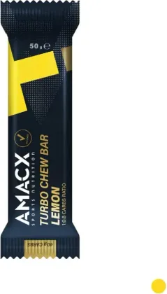 AMACX Turbo Chew Bar Citrón 50g