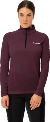 Vaude tričko s dlhým rukávom Larice Light, dámske, fialová - cassis