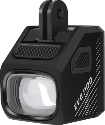 Svetlo EVO 1100 predné 8f USB čierne