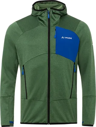 Vaude turistická mikina s kapucňou Monviso Fleece, pánska, woodland