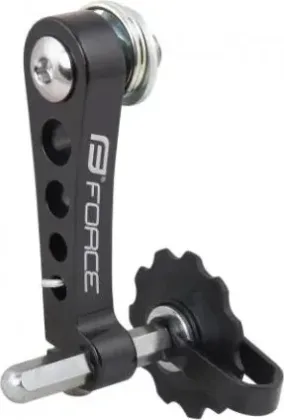 FORCE napinák reťaze pre singlespeed, čierny Al