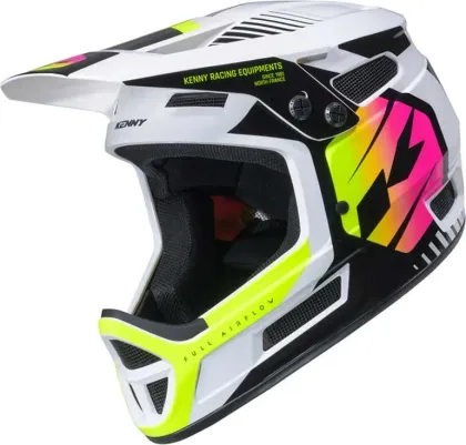 KENNY Cyklistická prilba ELITE GRAPHIC + Neon 2026 XL, Biela