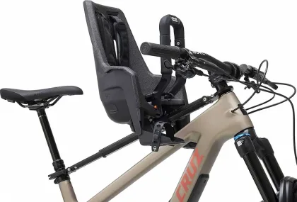 Kids Ride Shotgun MTB cyklosedačka Pro EVO, Čierna