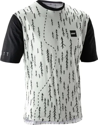 LEATT dres krátky rukáv MTB Trail 3.0, Trails White
