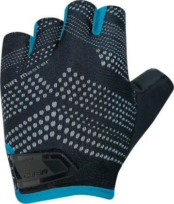 Chiba Cyklistické rukavice Air Master BLUE S, Čierna/Modrá