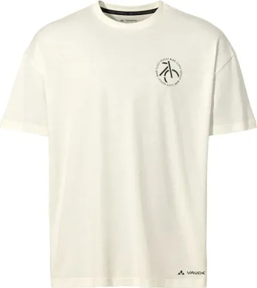 Vaude tričko s krátkym rukávom Cyclis Casual, pánske, offwhite