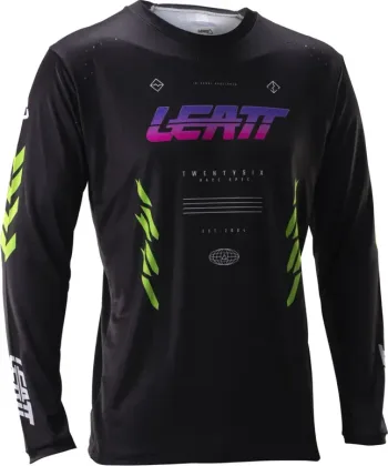 LEATT dres dlhý rukáv MTB Gravity 4.0, Race Black