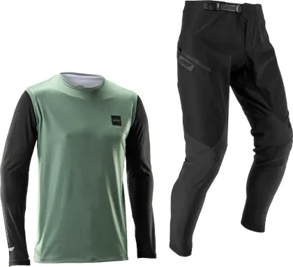 LEATT Ride Kit MTB Gravity 1.0 Junior, Mist Green