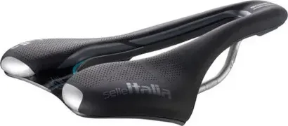 SELLE ITALIA sedlo SLR Boost Gravel TI 316 Superflow, Čierne