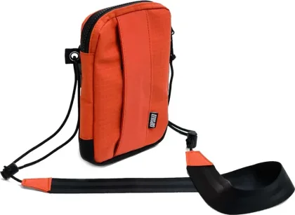 Capsuled Crossbody taška Pouch 0,5 l Orange Rust, Žltá/Červená
