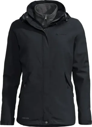 Vaude bunda Rosemoor 3in1, dámska, black