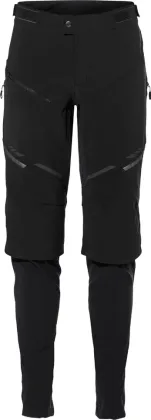 Vaude cyklistické nohavice Virt Softshell II, pánske, black/black