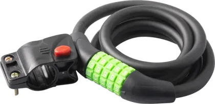 Extend zámok na bicykel NUMERIC 5, 12*1200mm, black