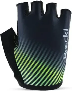 ROECKL cyklistické rukavice Tarifa 2, čierno-šedé ( black shadow )