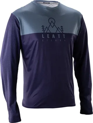LEATT dres dlhý rukáv MTB Trail 3.0, Galaxy Blue